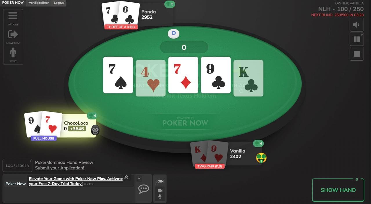 Poker Season Highlight - Full House