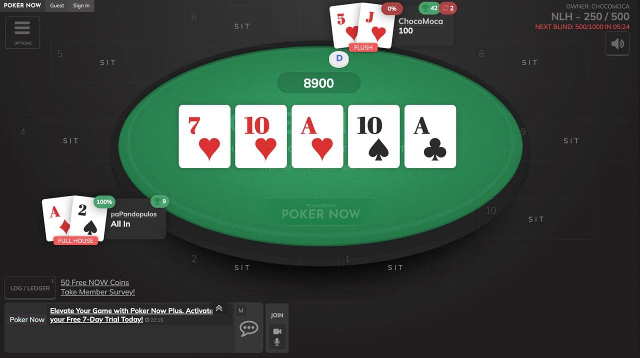 Poker Season Highlight - Full House