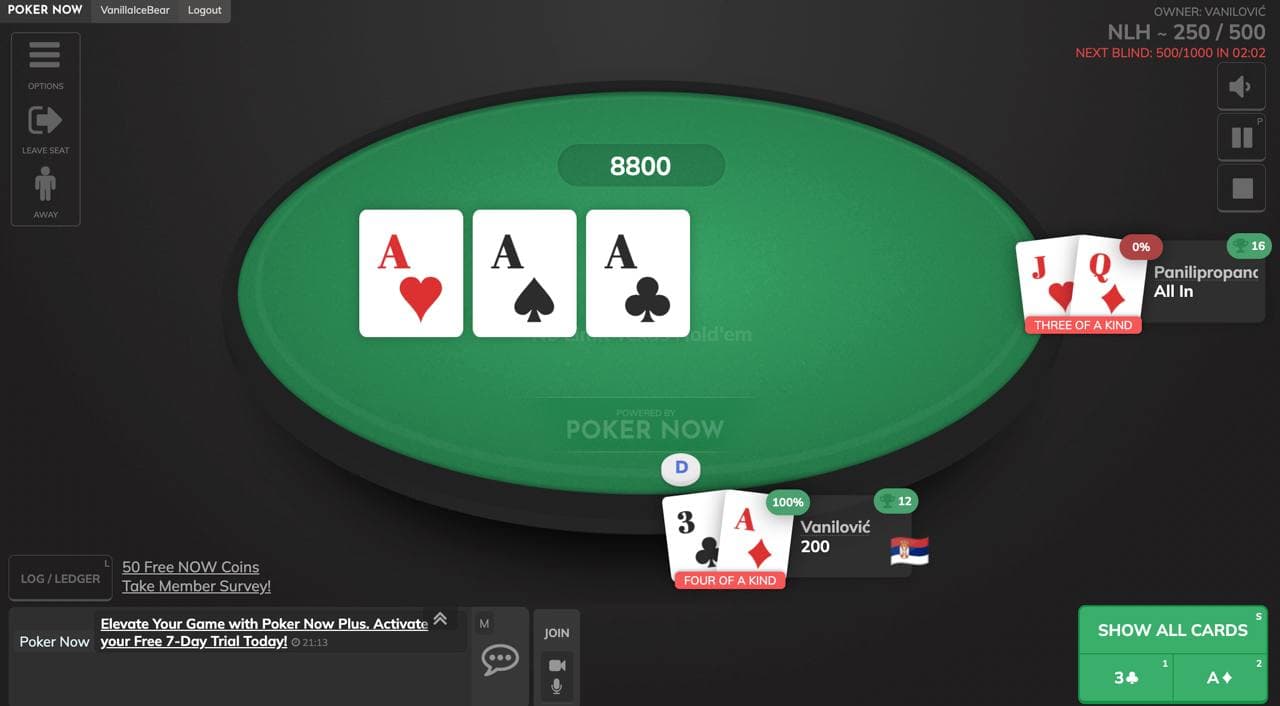 Poker Season Highlight - Full House